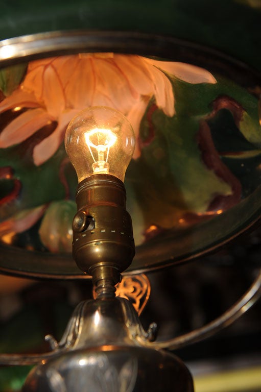 American Lotus Pairpoint Puffy Lamp