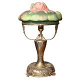 Antique Lotus Pairpoint Puffy Lamp