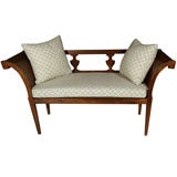 French Fruitwood Bench