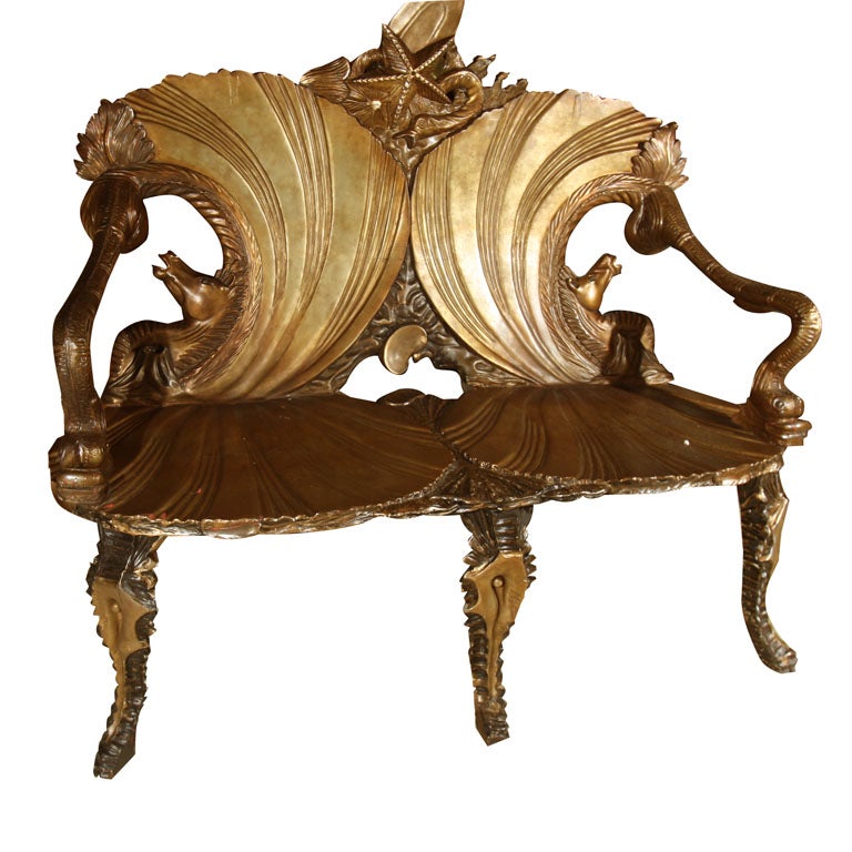 Grotte style Loveseat/Bench