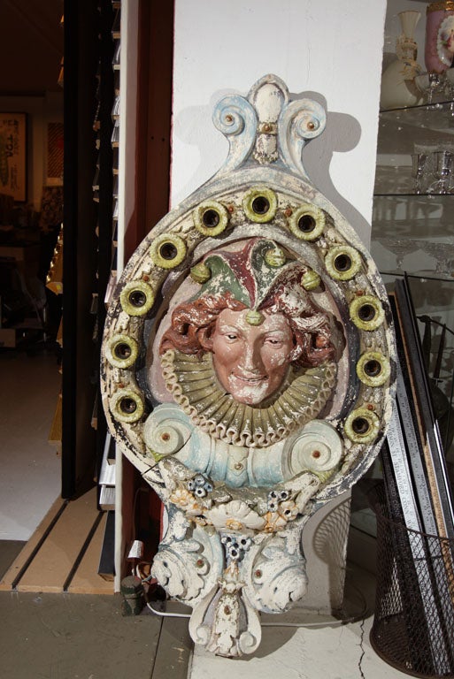 "Jester" Plater Circus Light from Lake Coumpounce, CT