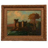 Oil Painting in Gilt Frame