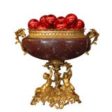 19th French marble centerpiece