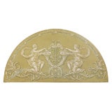 Painted Arched Panel on Canvas