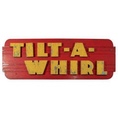 Tilt-A-Whirl Carnival Ride Panel