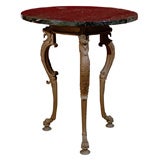 GRAND TOUR STYLE GUERIDON, GREEN MARBLE TOP GRAND TOUR STYLE GUERIDON, GREEN MARBLE TOP