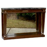 19thC REGENCY CONSOLE, c.1860-1880 ROSEWOOD
