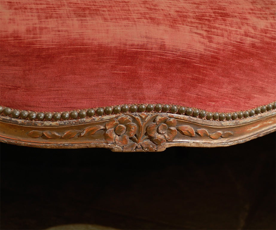 Late 19th Century Italian Settee, Carved For Sale 3