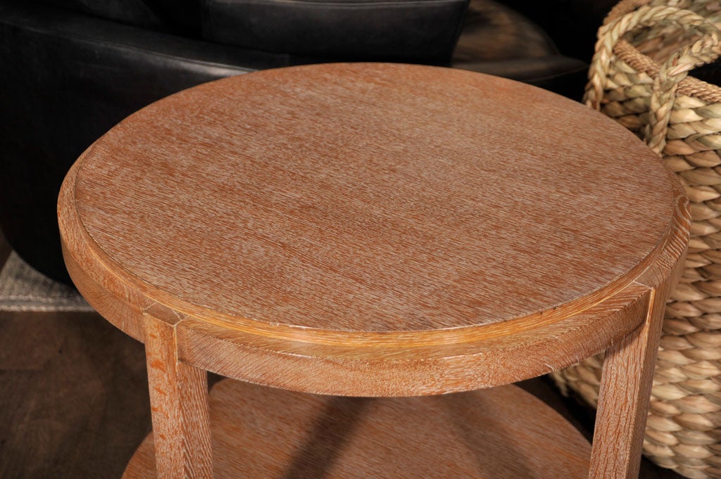 Cerused Side Table
