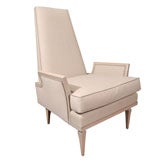 Gray Gesso Parzinger-Style Armchair