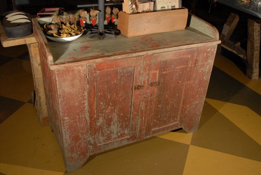 19th Century Hand-Made, Antique American Dry Sink