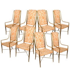Eight (8) Mastercraft Dining Chairs