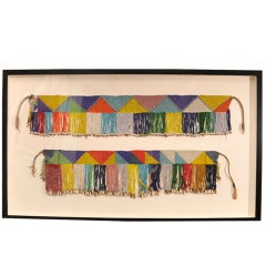 Hand Woven Ethiopian Beaded Dance Aprons