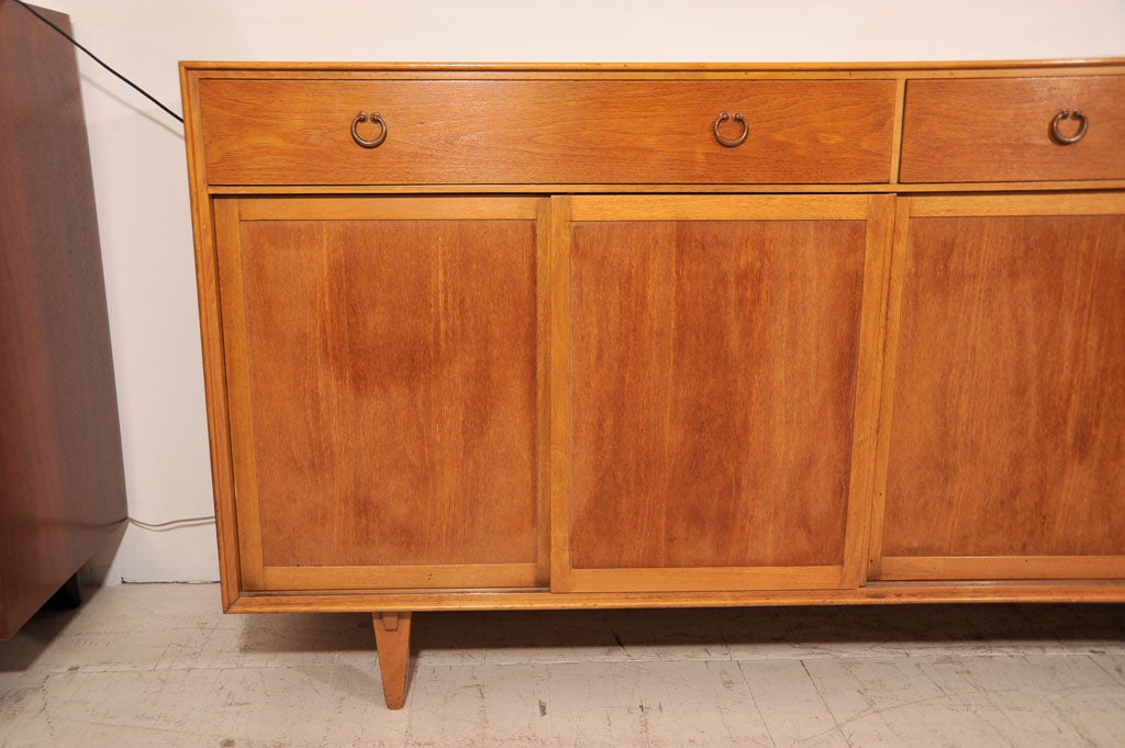 American Edward Wormley sideboard with drawers and sliding doors