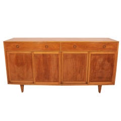 Edward Wormley sideboard with drawers and sliding doors