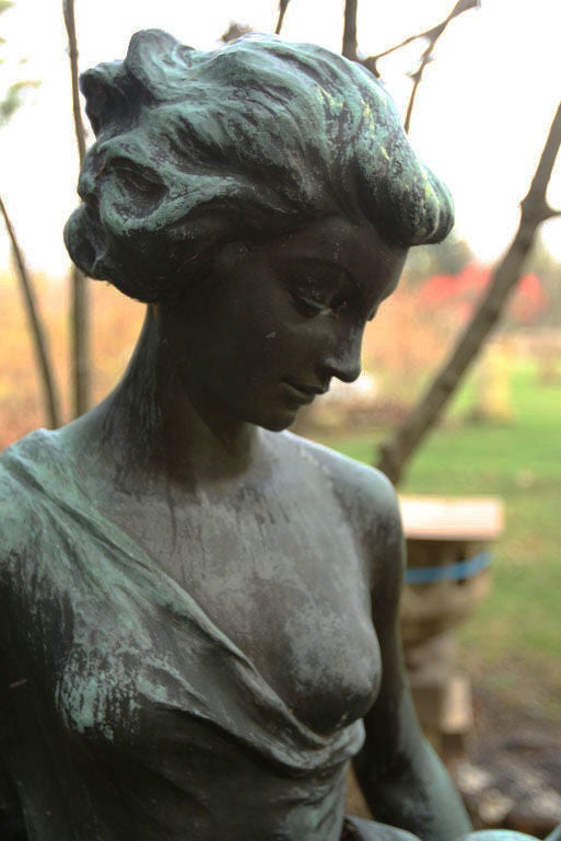 Bronze Figure with Doe 1
