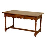 Antique 1860's French Cherry Writing Table