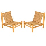 Charlotte Perriand Style Side Chairs