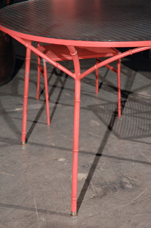 Metal Salterini 'Montego' Table and Four Chairs