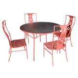 Salterini 'Montego' Table and Four Chairs