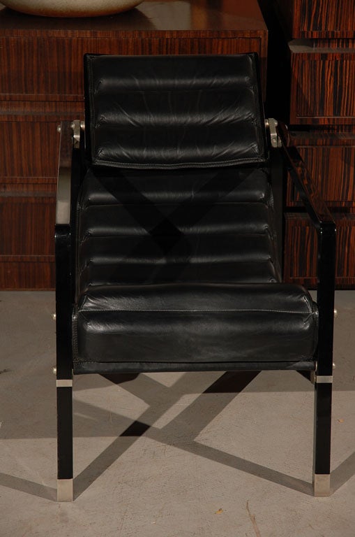 20th Century Pair Eileen Gray Transat Chairs
