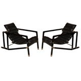 Pair Eileen Gray Transat Chairs
