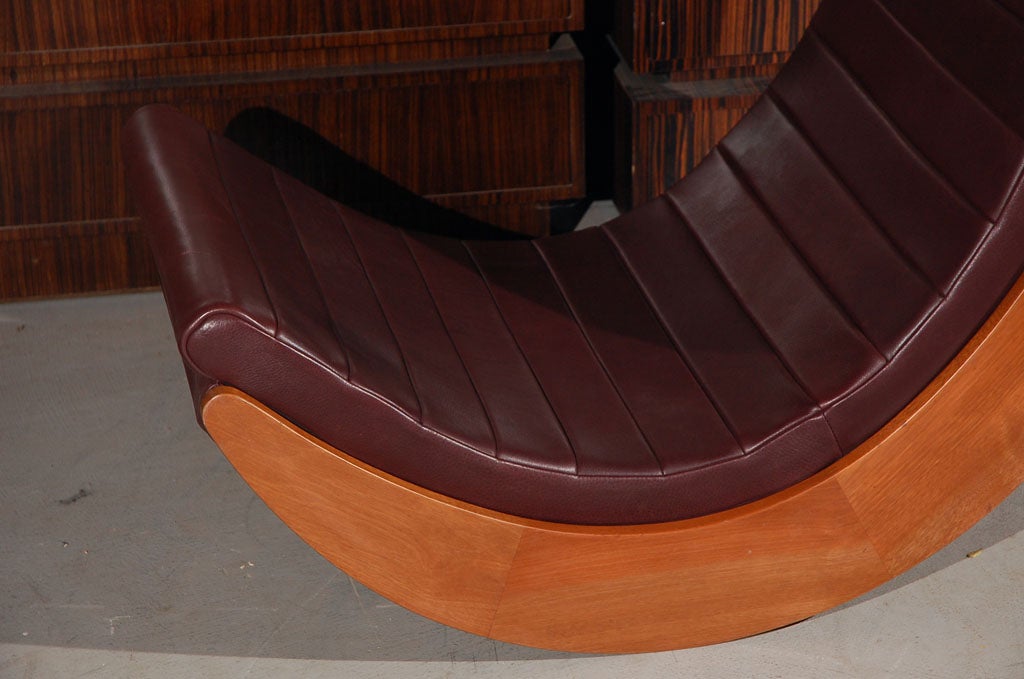Contemporary Verner Panton Rocking Chair Relaxer