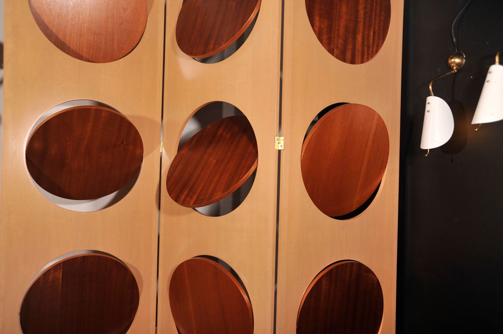 American Custom Geometric Screen / Divider  With Moving Discs