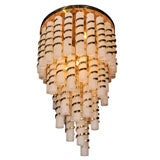 Glamorous Murano Glass Chandelier After Pierre Cardin