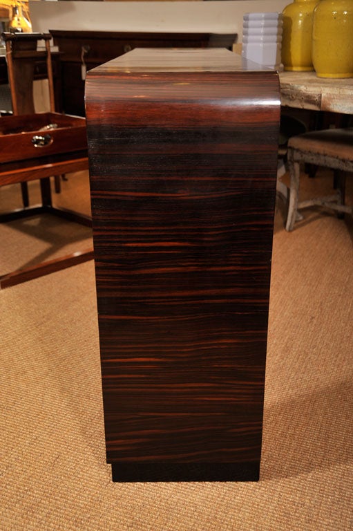 Mid-20th Century Macassar Ebony Console