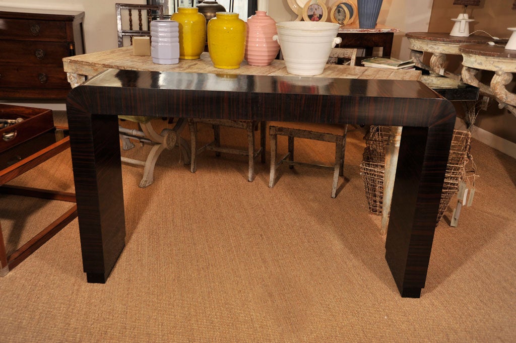 Macassar Ebony Console 3