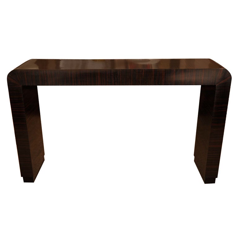 Macassar Ebony Console
