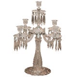 A Single Five Candle, Baccarat Candelabra