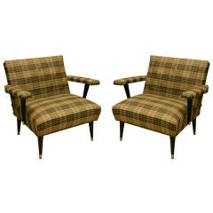 Vintage Pair of 1960's Armchairs