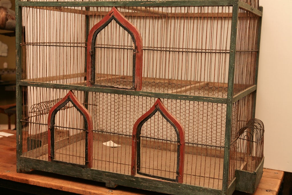 Grand French 19th c. architectural birdcage 3