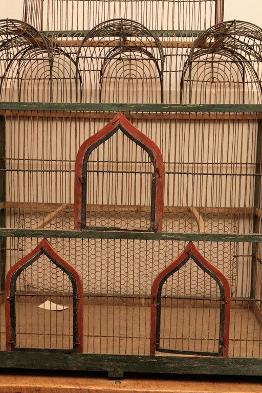 Grand French 19th c. architectural birdcage 5