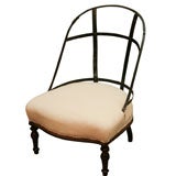Round Back Slipper Chair