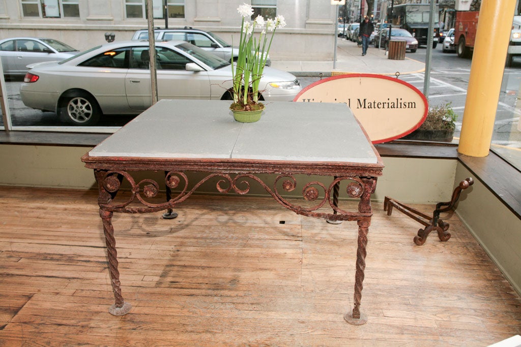 Hand Wrought Renaissance Revival Iron Table