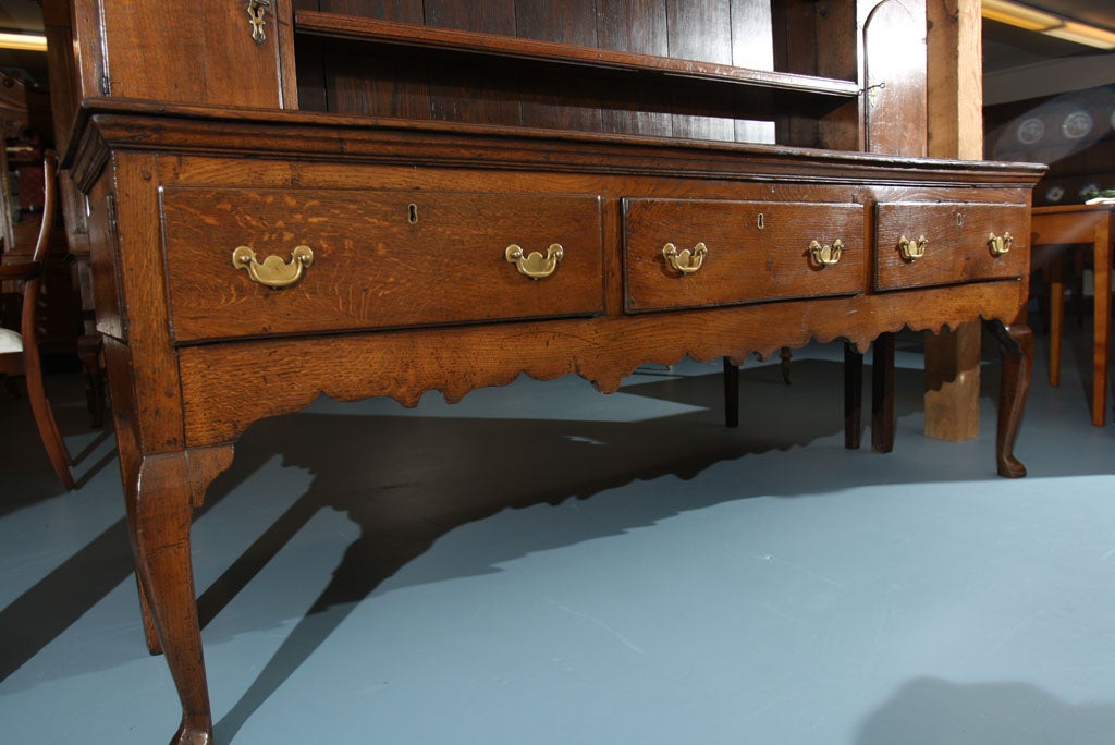 Oak Welsh Dresser In Excellent Condition For Sale In Woodbury, CT