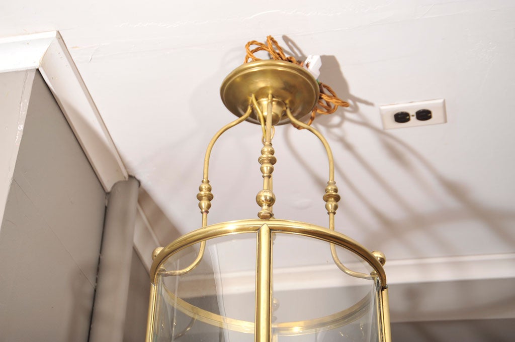 Georgian Brass Circular Lantern For Sale 2