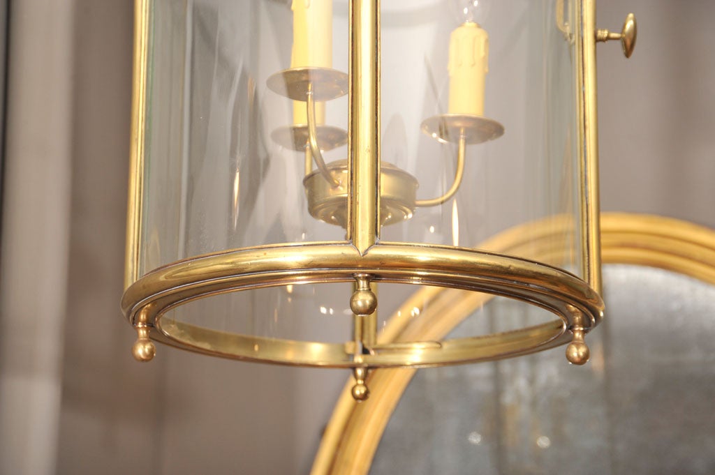 Georgian Brass Circular Lantern For Sale 3