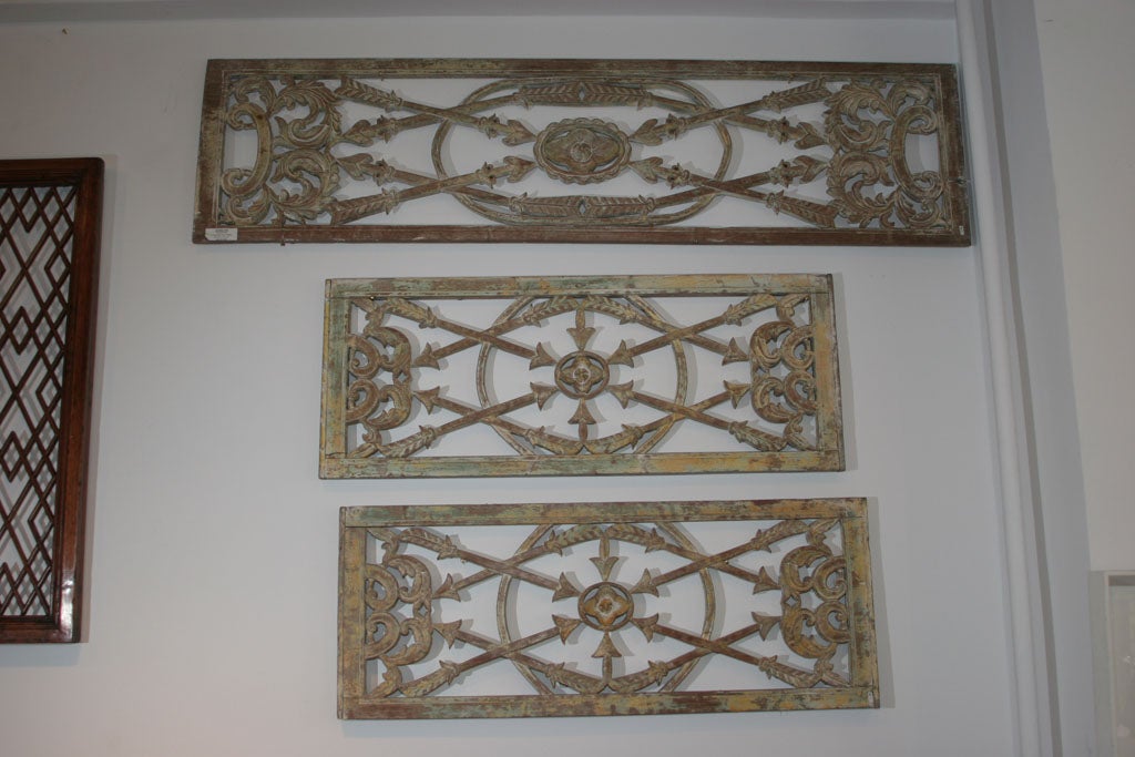 Carved Wood Panels, Painted