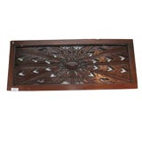 Carved Wood Panel, Medium Brown