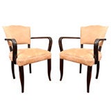 French Art Deco Arm Chairs