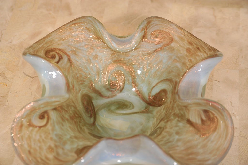 AVENTURINE STARRY NIGHT MURANO BOWL