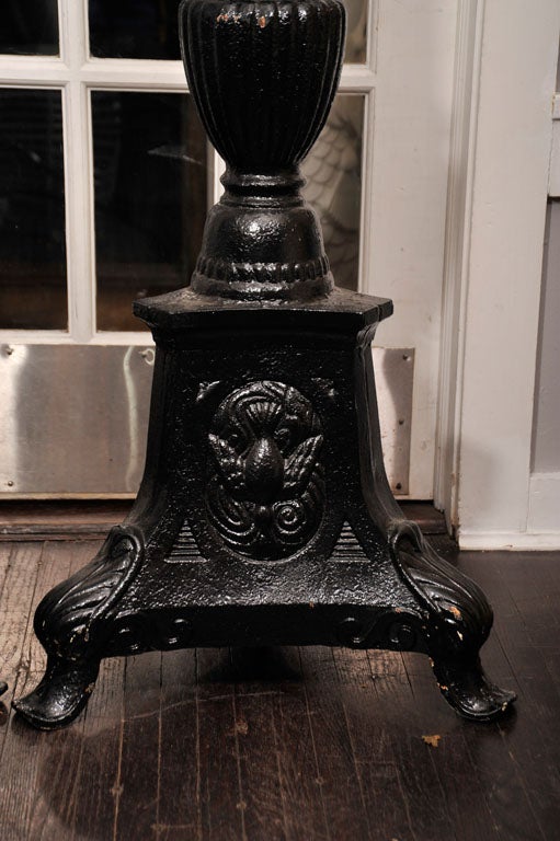 Pair Of Cast Iron Candlesticks at 1stDibs antique cast iron candle
