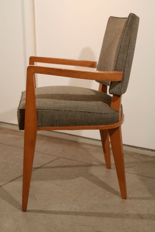 Pair of Chairs by Maxime Old For Sale 1