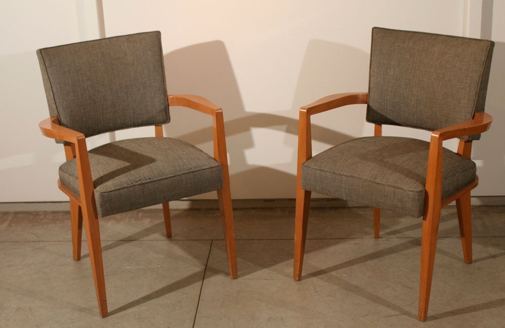 Pair of Chairs by Maxime Old For Sale 4