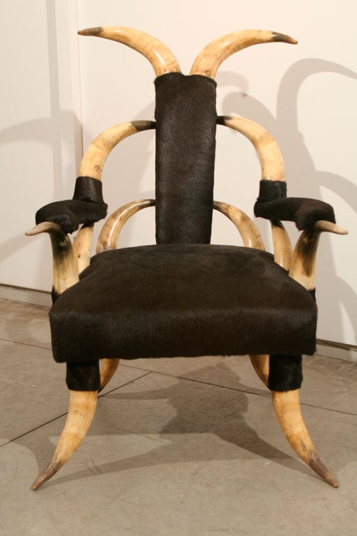 American Horned Arm Chair