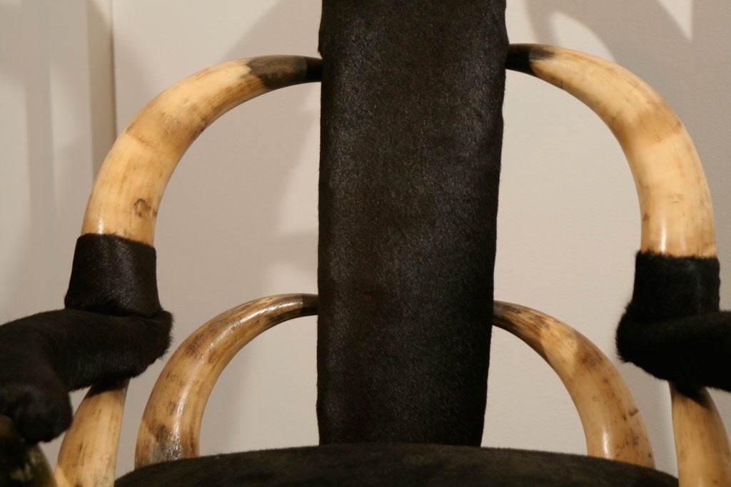 20th Century Horned Arm Chair